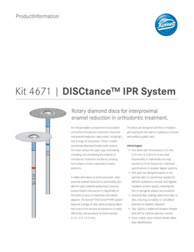 PI | Kit 4671 | DISCtance™ IPR System